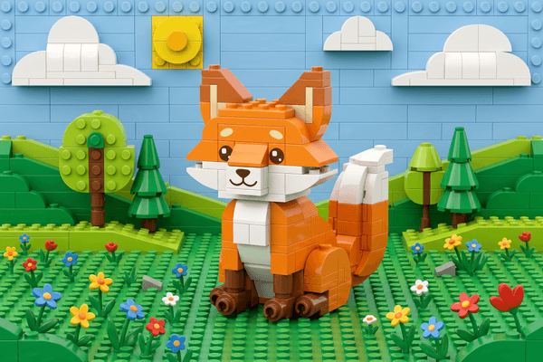 Brick art style example